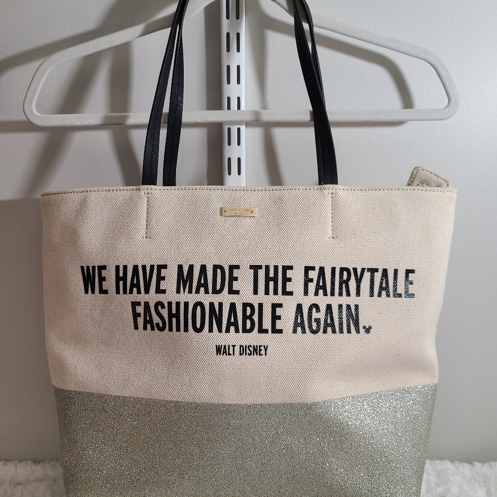 Kate Spade - Disney We have made the fairytale fashionable again tote - NWOT